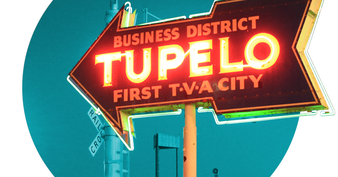 Tupelo, Mississippi. Visit Elvis Presley's Birthplace Visit Tupelo