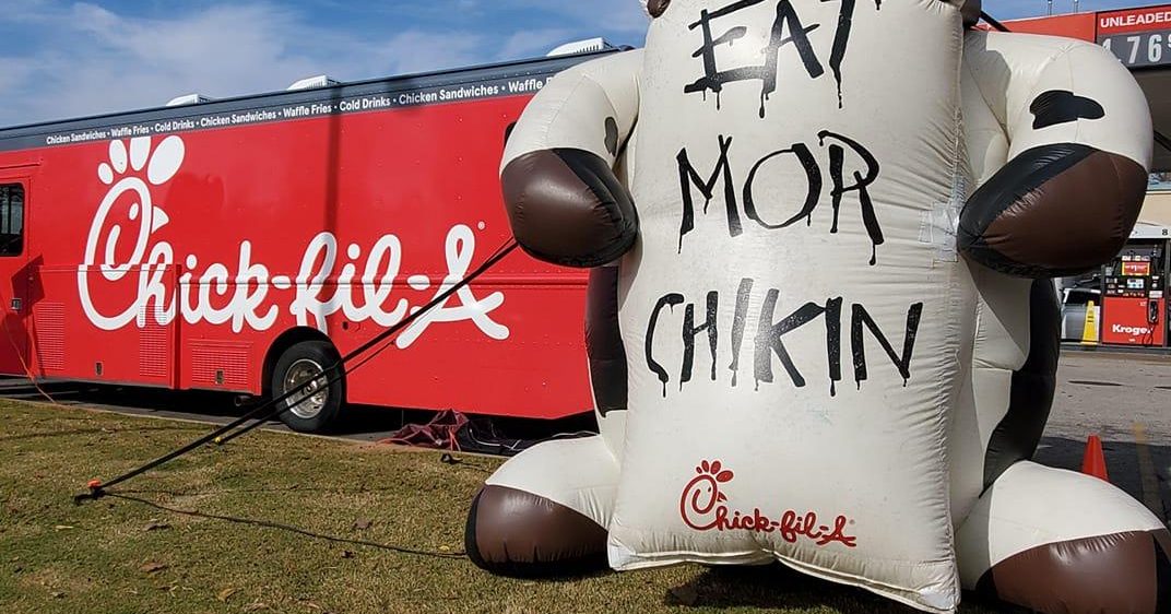 ChickFilA Barnes Crossing Mall Mobile Truck Visit Tupelo